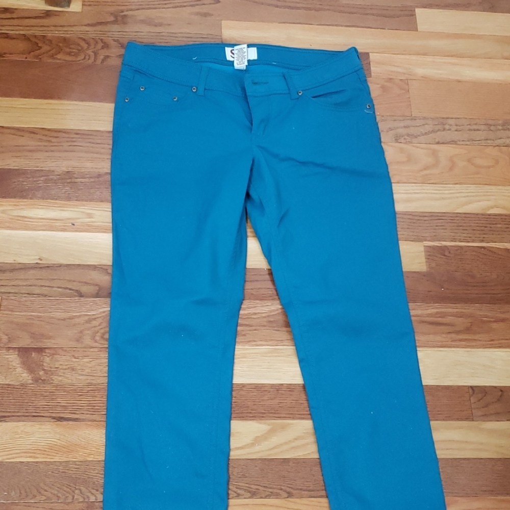 SO juniors blue shimmer jeans size 13 new no tags